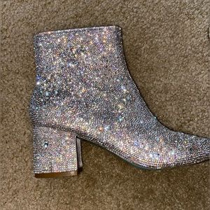 Betsey Johnson Sparkly Booties